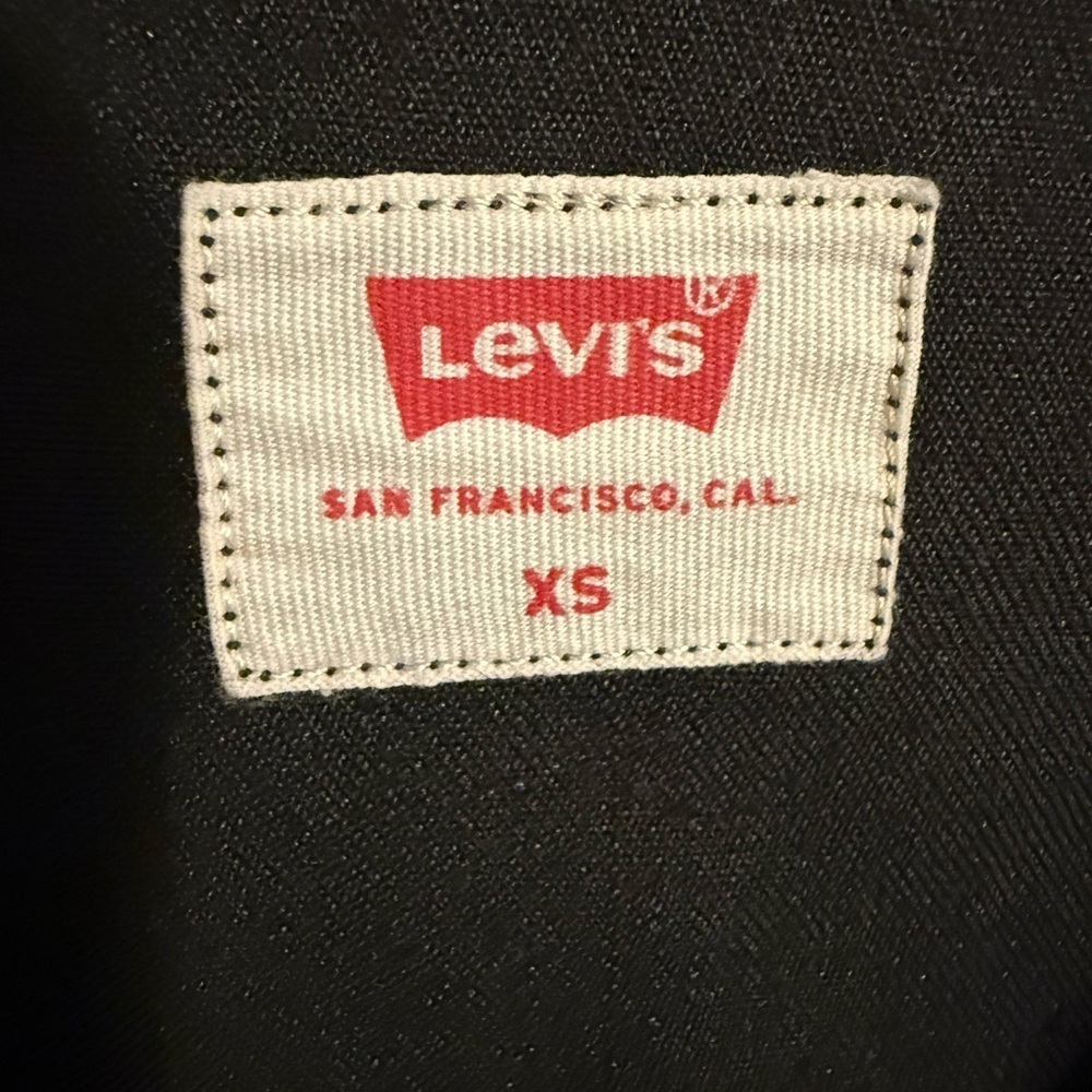 Levi's Women's Black Denim Jacket Dress - Picture 2 of 6